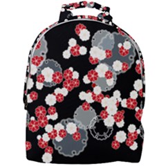 Plumflower Mini Full Print Backpack