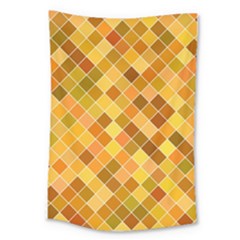 Square Pattern Diagonal Large Tapestry by Mariart