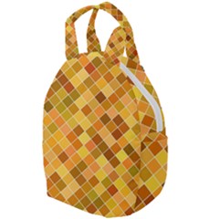 Square Pattern Diagonal Travel Backpacks