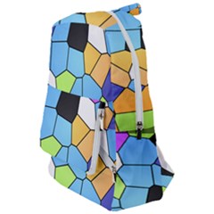 Stained Glass Colourful Pattern Travelers  Backpack by Mariart