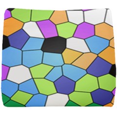 Stained Glass Colourful Pattern Seat Cushion