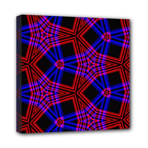 Pattern Line Mini Canvas 8  X 8  (stretched) by Mariart