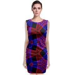 Pattern Line Classic Sleeveless Midi Dress by Mariart