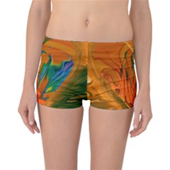 Pattern Heart Love Lines Reversible Boyleg Bikini Bottoms by Mariart