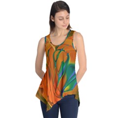 Pattern Heart Love Lines Sleeveless Tunic by Mariart