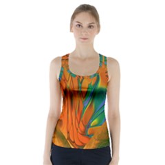 Pattern Heart Love Lines Racer Back Sports Top by Mariart