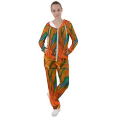 Pattern Heart Love Lines Women s Tracksuit