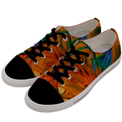 Pattern Heart Love Lines Men s Low Top Canvas Sneakers by Mariart