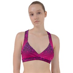 Purple Pink Hearts  Sweetheart Sports Bra by LoolyElzayat