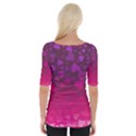 Purple Pink Hearts  Wide Neckline Tee View2