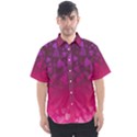 Purple Pink Hearts  Men s Short Sleeve Shirt View1