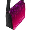 Purple Pink Hearts  Flap Closure Messenger Bag (L) View2