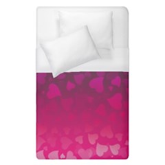 Purple Pink Hearts  Duvet Cover (single Size) by LoolyElzayat