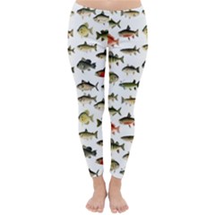 Ml 71 Fish Of North America Classic Winter Leggings by ArtworkByPatrick