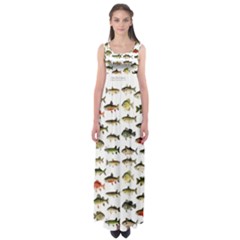 Ml 71 Fish Of North America Empire Waist Maxi Dress by ArtworkByPatrick