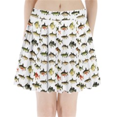 Ml 71 Fish Of North America Pleated Mini Skirt by ArtworkByPatrick