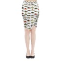 Ml 71 Fish Of North America Midi Wrap Pencil Skirt View1