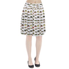 Ml 71 Fish Of North America Pleated Skirt by ArtworkByPatrick