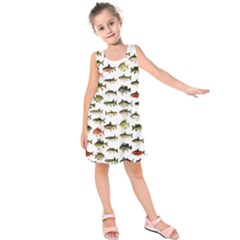 Ml 71 Fish Of North America Kids  Sleeveless Dress by ArtworkByPatrick