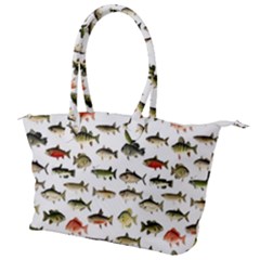 Ml 71 Fish Of North America Canvas Shoulder Bag by ArtworkByPatrick