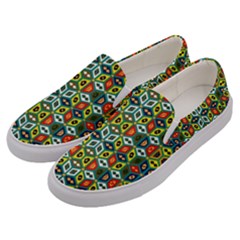 Ml-7-2 Men s Canvas Slip Ons by ArtworkByPatrick