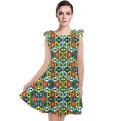 Ml-7-2 Tie Up Tunic Dress by ArtworkByPatrick