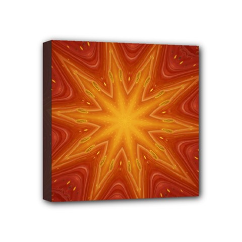 Fractal Wallpaper Colorful Abstract Mini Canvas 4  X 4  (stretched) by Mariart