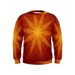 Fractal Wallpaper Colorful Abstract Kids  Sweatshirt