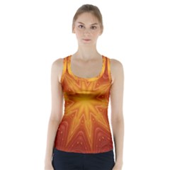 Fractal Wallpaper Colorful Abstract Racer Back Sports Top by Mariart