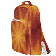 Fractal Wallpaper Colorful Abstract Double Compartment Backpack