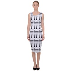 Kitchen Background Spatula Sleeveless Pencil Dress