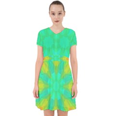 Kaleidoscope Background Adorable In Chiffon Dress