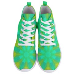 Kaleidoscope Background Men s Lightweight High Top Sneakers