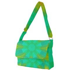 Kaleidoscope Background Full Print Messenger Bag by Mariart