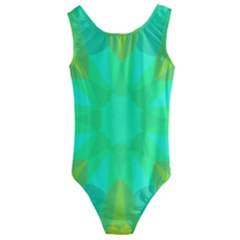 Kaleidoscope Background Kids  Cut-out Back One Piece Swimsuit