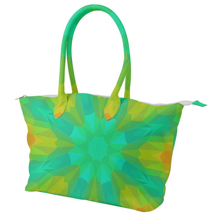 Kaleidoscope Background Canvas Shoulder Bag