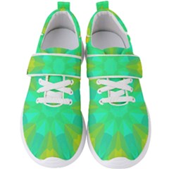 Kaleidoscope Background Men s Velcro Strap Shoes