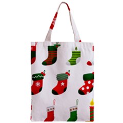 Christmas Stocking Candle Zipper Classic Tote Bag by Mariart