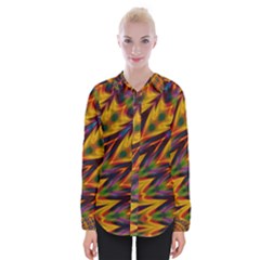 Background Abstract Texture Chevron Womens Long Sleeve Shirt