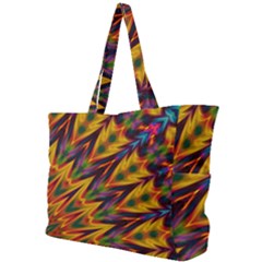 Background Abstract Texture Chevron Simple Shoulder Bag