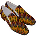 Background Abstract Texture Chevron Slip On Heel Loafers View3