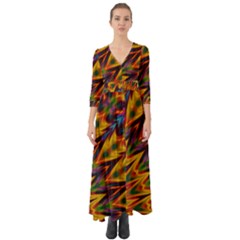 Background Abstract Texture Chevron Button Up Boho Maxi Dress by Mariart