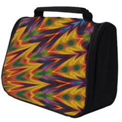 Background Abstract Texture Chevron Full Print Travel Pouch (big)