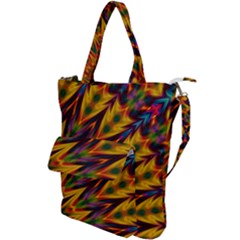 Background Abstract Texture Chevron Shoulder Tote Bag