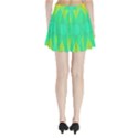 Kaleidoscope Background Green Pleated Mini Skirt View2