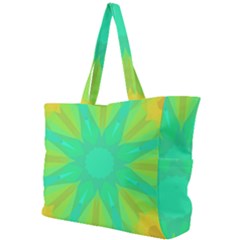 Kaleidoscope Background Green Simple Shoulder Bag