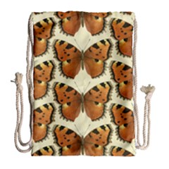 Butterflies Insects Drawstring Bag (large) by Mariart