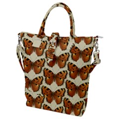 Butterflies Insects Buckle Top Tote Bag