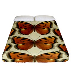 Butterflies Insects Fitted Sheet (king Size) by Mariart