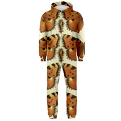 Butterflies Insects Hooded Jumpsuit (men)  by Mariart